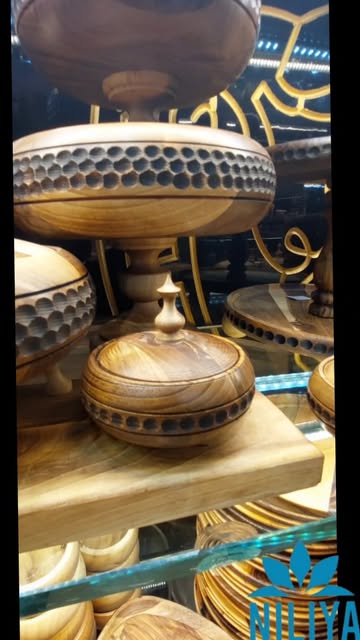 میوه خوری پایه دار مغار شده چوب گردو قطر 29 نیلیا